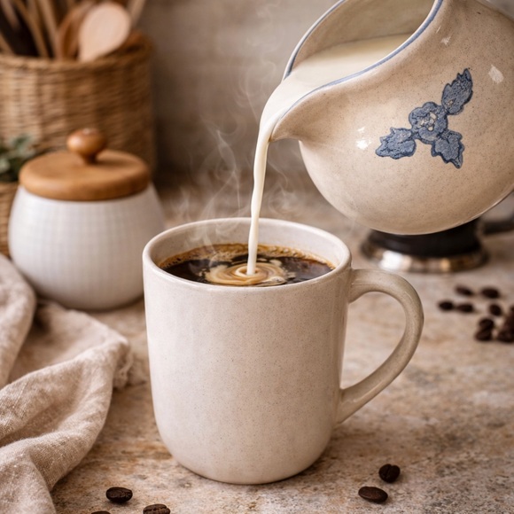 Pfaltzgraff Yorktowne Ceramic Wide Serveware Creamer Pitcher Gravy Boat - Picture 3 of 8